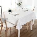 Smiry Square Table Cloth, Waterproof Heavy Duty Vinyl Tablecloths, Wipeable by Smiry