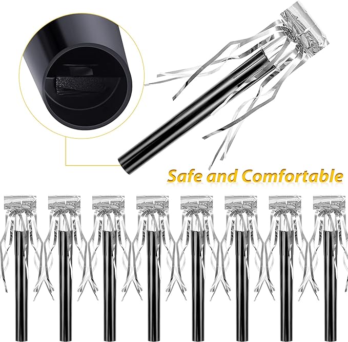 Skylety 18 Pcs Party Blower Noisemakers Party Squawkers Blowouts Whistles - Image 3