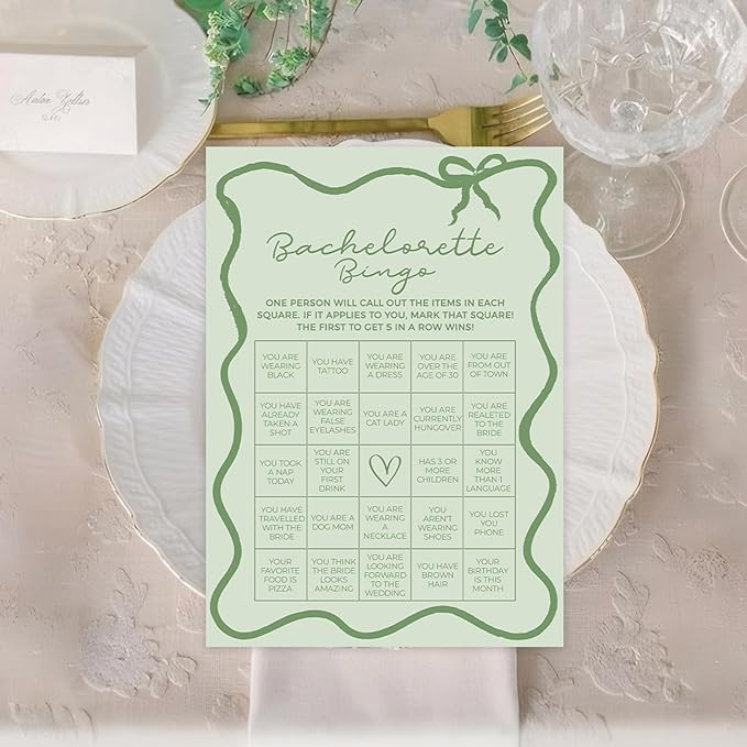 DEEKA 30 PCS Bridal Shower Games Card - Image 4