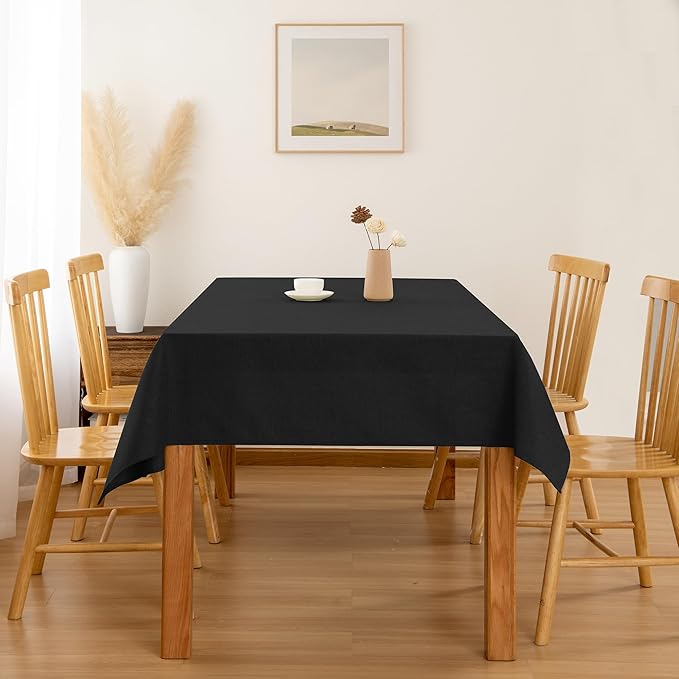 Hiasan 2 Pack Faux Linen Rectangle Tablecloth - Image 7