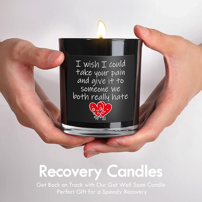 Get Well Candle with Healing Crystals - Image 5