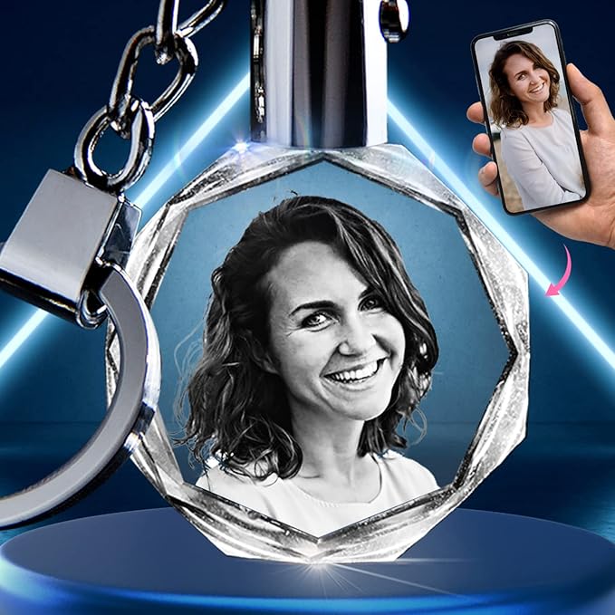 3D innovation Personalized Crystal Keychain Photo - Image 6