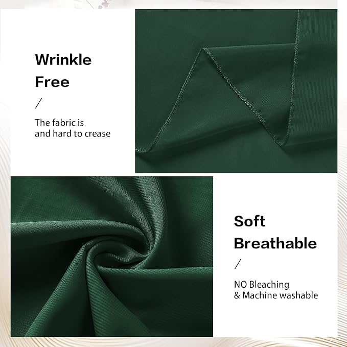 VOK Dark Green Wedding Arch Draping Fabric Chiffon Fabric, 29in x 18Ft Sheer - Image 4