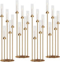 42.5'' Floor Candelabra 5 Arm Candelabra Centerpieces by foriy