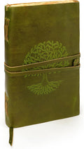 LUXEORIA Tree Of Life Leather Journal by Luxeoria