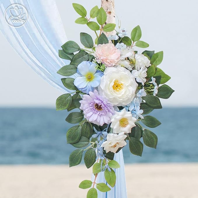 Wedding Arch Flowers Kit, Artificial Flower Arch Decor - Image 4