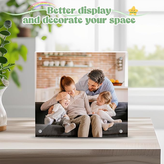 24 Pcs 4x4 Acrylic Picture Frames - Image 4