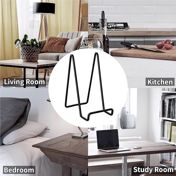 3 Pack 6 inch Metal Plate Stands - Image 7