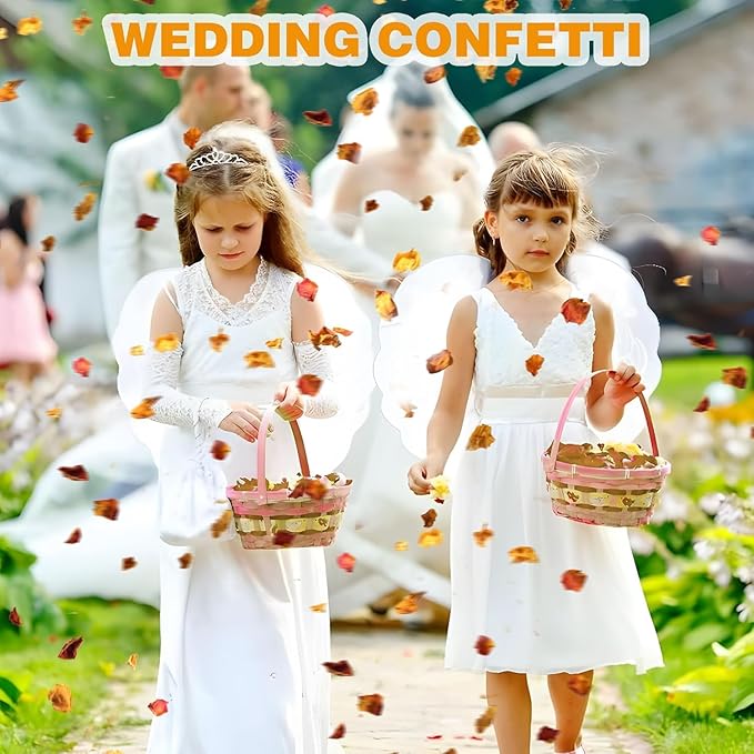 20 Pack Prefilled Confetti Packets, Biodegradable Flower Petals, Real Dried - Image 6