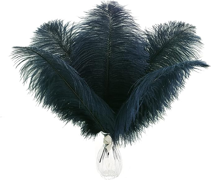Ballinger Navy Blue Ostrich Feathers Plumes by Ballinger