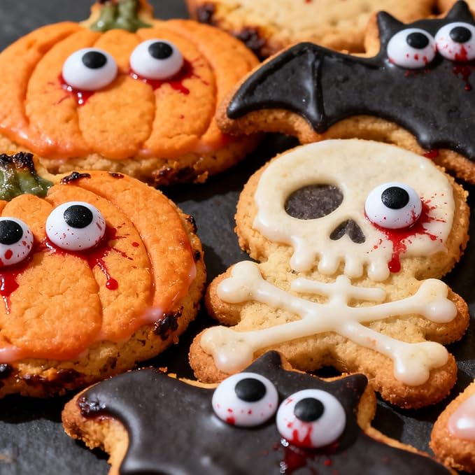 Halloween Edible Bloody Red Eyeballs Eye Ball, Candy Eyeballs Mix Sprinkles - Image 8