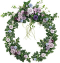 Ling's Moment Flower Garland - 6FT Eucalyptus & Rose - Sweetheart Table Decor by LingsMoment
