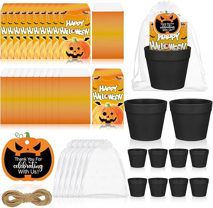 Ctosree 24 Sets Halloween Pumpkin Party Favors by Ctosree