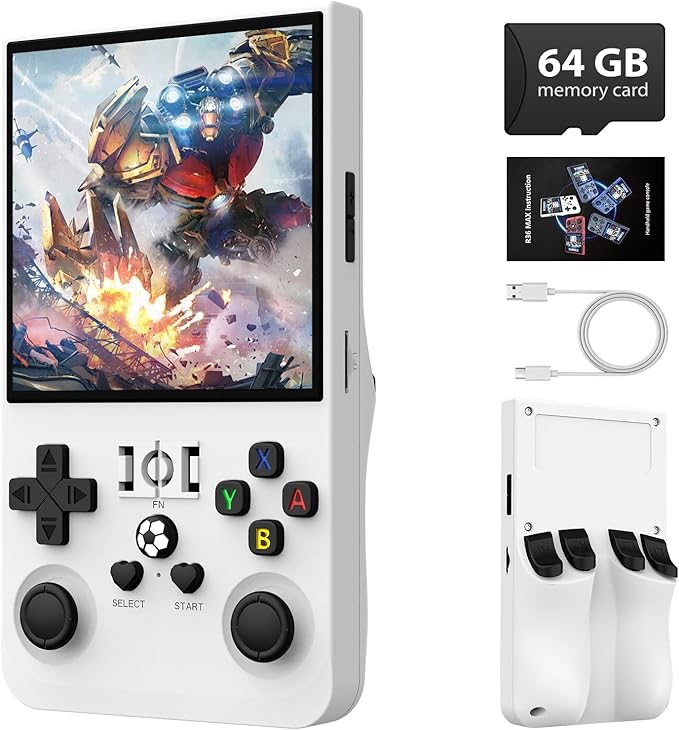R36MAX Retro Handheld Game Console by XISKT