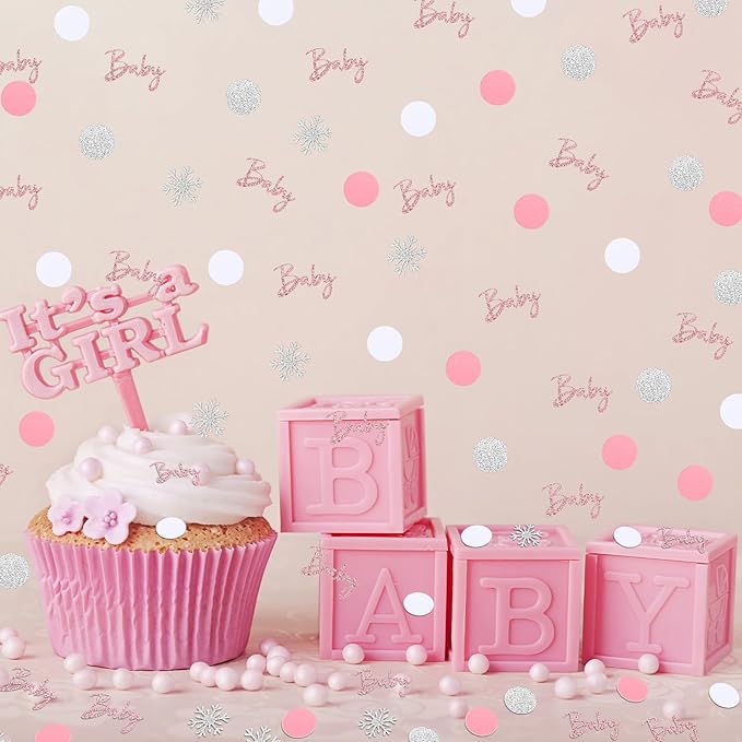 MARFOREVER Winter Baby Shower Table Confetti - Image 5