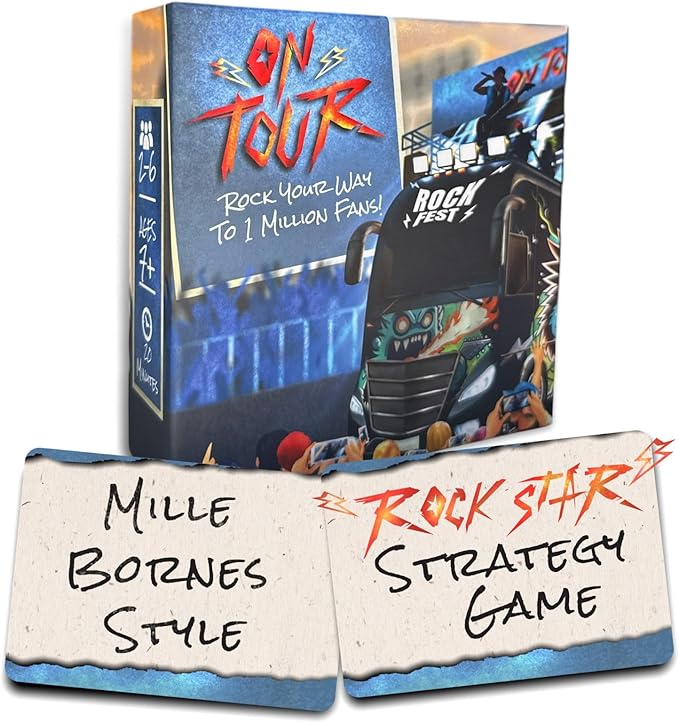 On Tour – Music Themed Card Game by GameThatSong