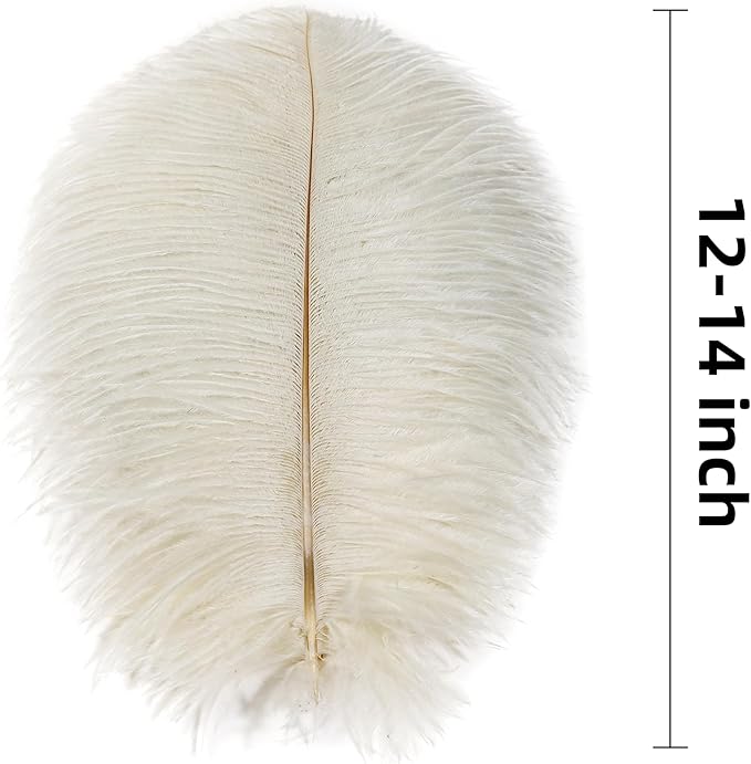Ballinger Beige Ostrich Feathers Bulk - Image 3