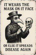 Funny Goth Bathroom Sign by Unknown
