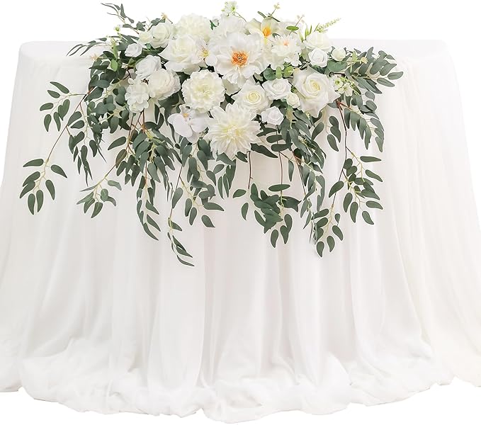 TINGE TIME Artificial Sweetheart Flower Swag by TINGETIME
