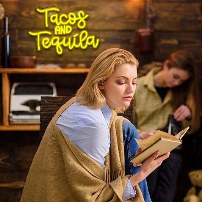 Looklight Tacos and Tequila Neon Sign, Taco Led Neon Signs - Image 7