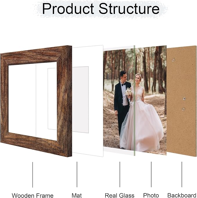 6x6 Picture Frame Set of 4 - Image 3