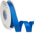 Ribbli Royal Blue Satin Ribbon 5/8 inch x Continuous 25 Yards, Double Faced by Ribbli