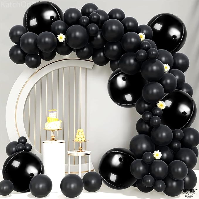 KatchOn, Large Black Mylar Balloons - Image 9