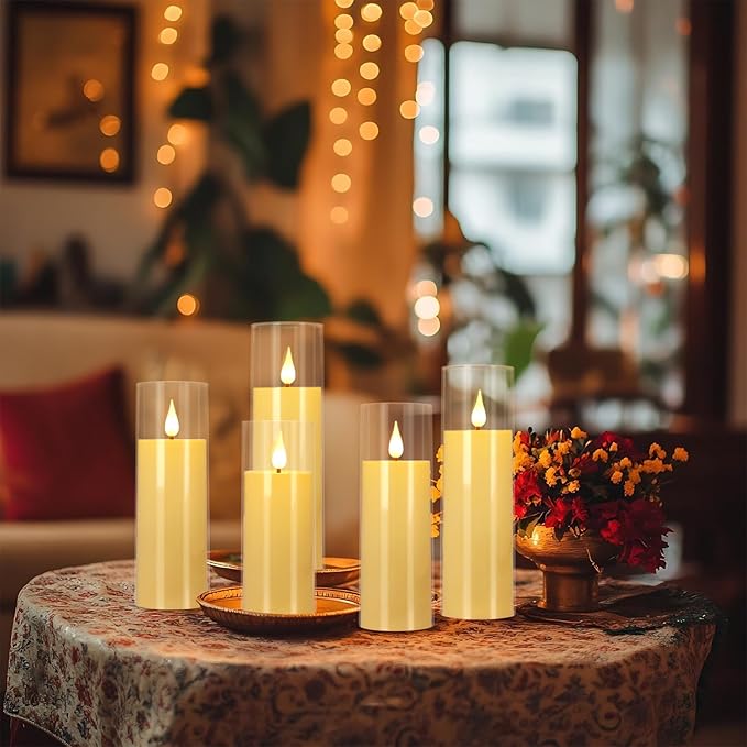Flickering Flameless Candles Battery Operated - Image 4