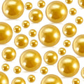 520Pcs Gold Beads for Centerpieces Decor, Artifical Pearls Vase Filler by EGKamhFloatingBeadsPearls