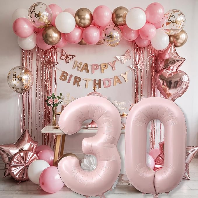 Light Pink 30th Birthday Balloon - Image 6