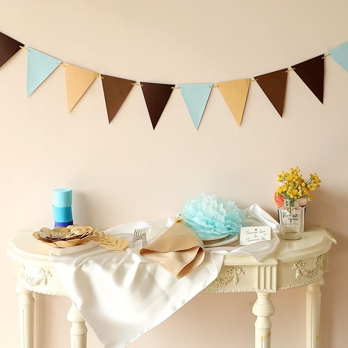 Fonder Mols Paper Pennant Banner Triangle Flags Bunting Garland - Image 2