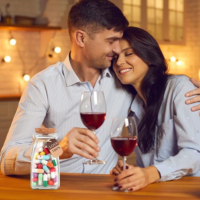 Valentines Day Gift for Boyfriend Girlfriend -Capsule Letters Message in a - Image 6