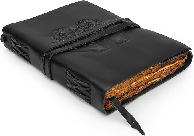 LUXEORIA Heart Journal for Women and Men, Handcrafted Leather Journal for - Image 7