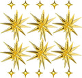 6 Pcs 22" & 10 Pcs 10" Star Foil Balloons by PSKJATIN