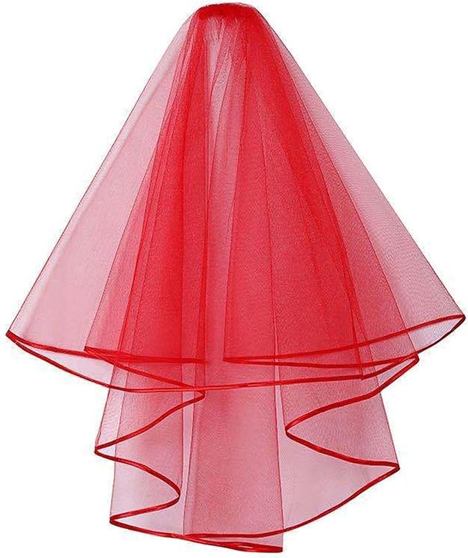 Women's Short Wedding Veils by CENAST