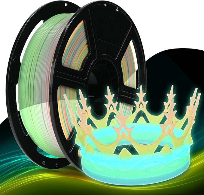 FLASHFORGE Rapid PLA Filament 1.75mm Luminous Melody, 500mm/s High Speed by FLASHFORGE
