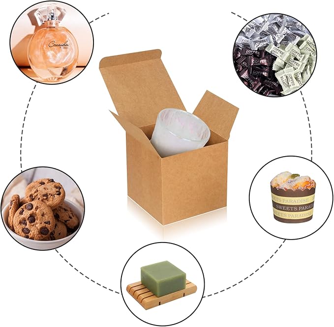 100 Pack Small Gift Boxes, Cupcake Boxes, Candy Boxes - Image 4