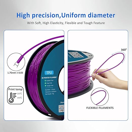 Geeetech TPU Filament 1.75mm – 95A Flexible 3D Printer Filament - Image 4