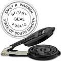 MaxMark Insert Only for Notary Seal Round Embosser for South Dakota State by Maxmark