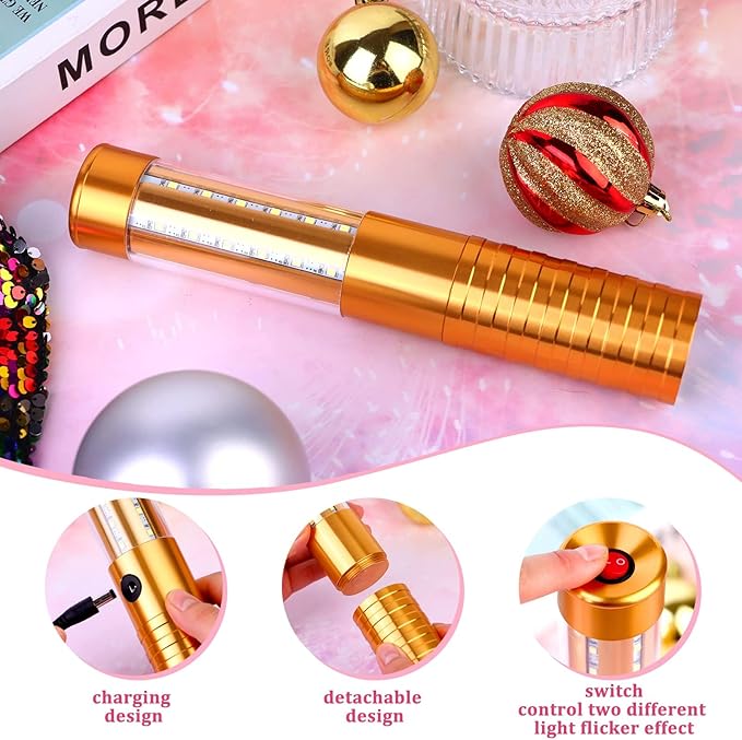 4 Pieces Strobe Baton Bottle Service Sparklers Bottle Service Light Bottle - Image 5