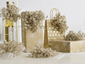 HUIHUANG Burlap Gift Bows Curly Bows by HUIHUANG
