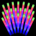 LifBetter 30 Pcs Foam Glow Sticks Bulk, Led Glow Sticks by LifBetter