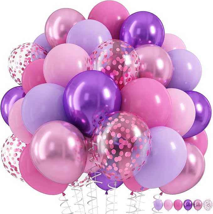 Pink and Purple Balloon by HILAVO