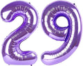 Purple Number 29 Balloon 40 Inch Birthday Decorations, Number 29 Balloon by Upgesy