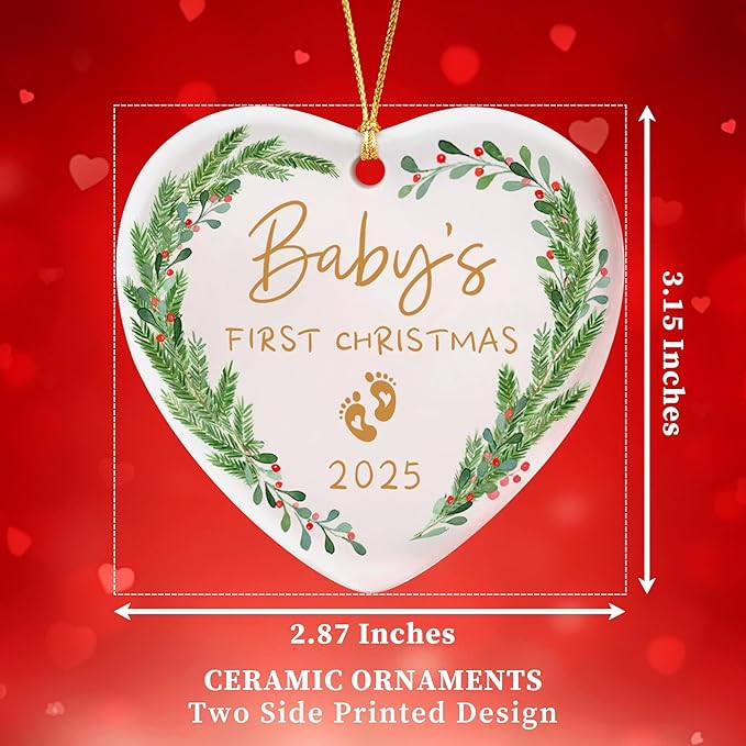 Baby's First Christmas Ornament 2025, Babys First - Image 2