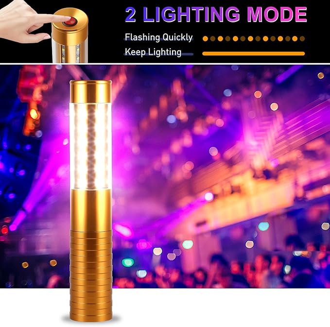 WILON Bottle Service Lights Rechargeable Bottle Service Sparklers Reusable - Image 4
