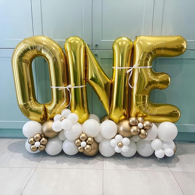 40 Inch Gold Alphabet Balloons - Image 6