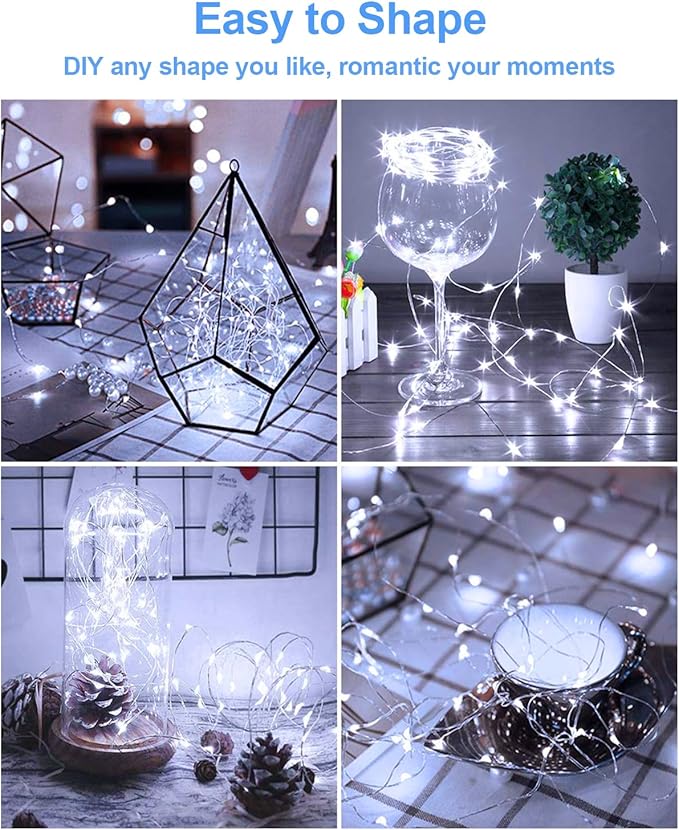 20 Pack Fairy Lights Battery Operated 3.3ft 20 LED Mini String Lights Copper - Image 4