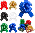 6 Pcs 6 Inch Blue Pull Bows, Gift Wrapping Baskets Wedding Christmas Party by Unknown