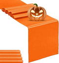 5-Pack Satin Table Runner Orange 12 x 108 inches Long, Table Runners by Hahuho